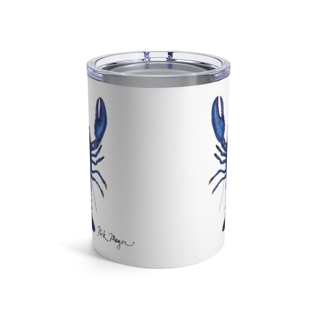 Blue Lobster 3, 10 oz Steel Tumbler