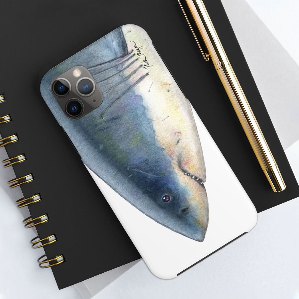 Great White Shark Face Phone Case (iPhone)