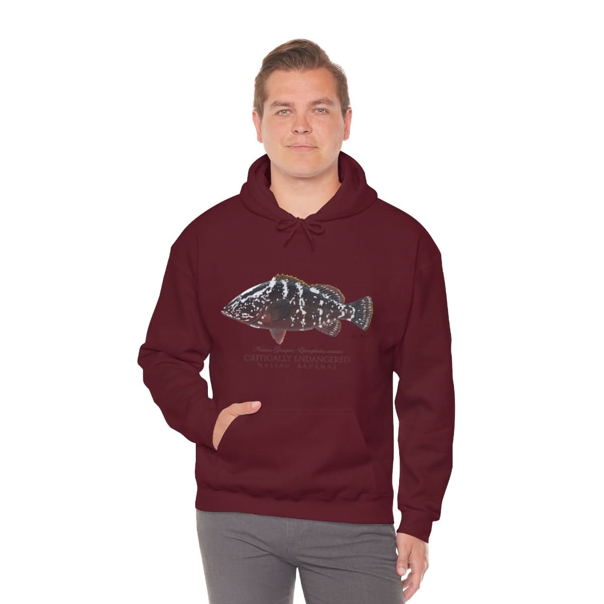 Endangered Nassau Grouper Warm Hoodie