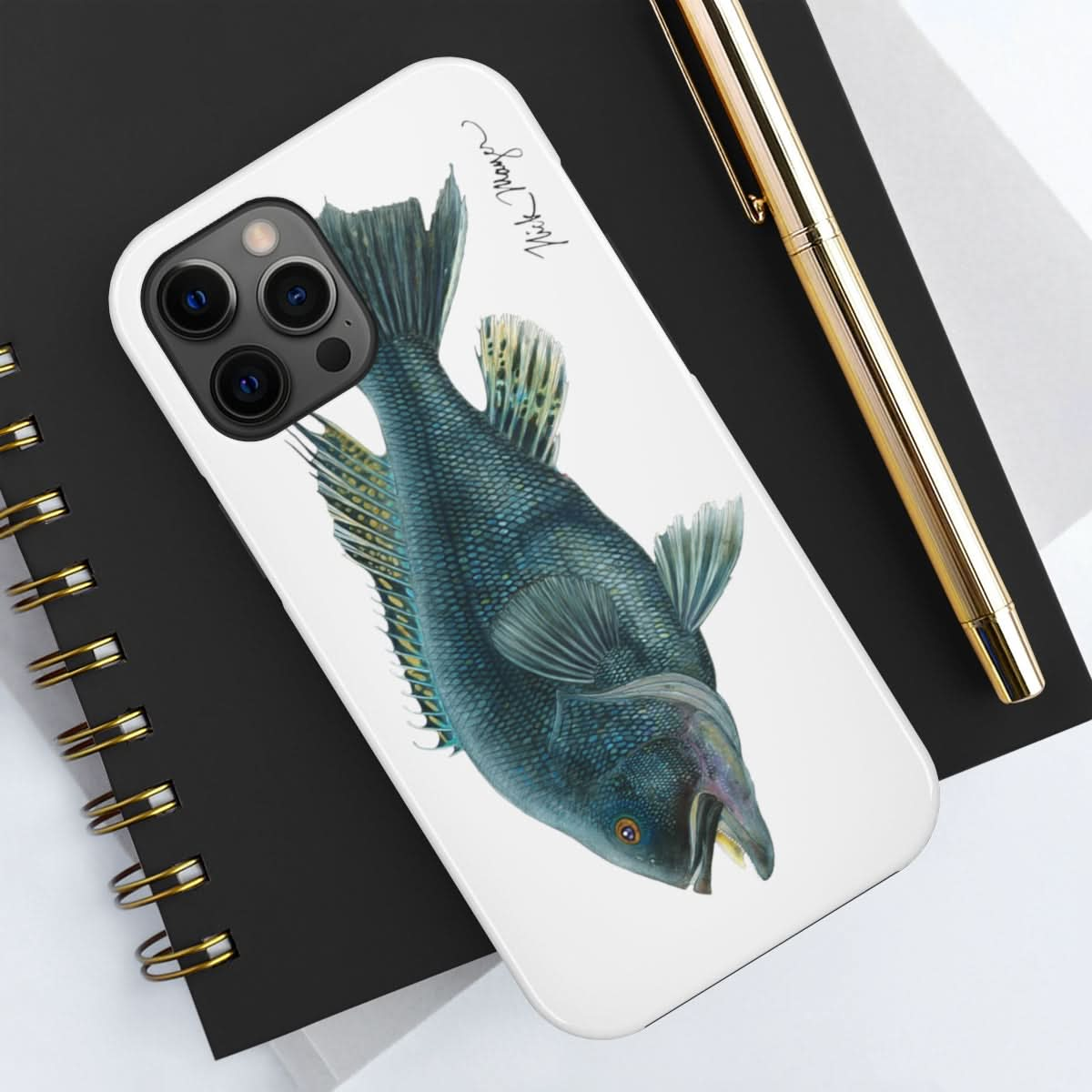 Black Sea Bass Phone Case (iPhone)