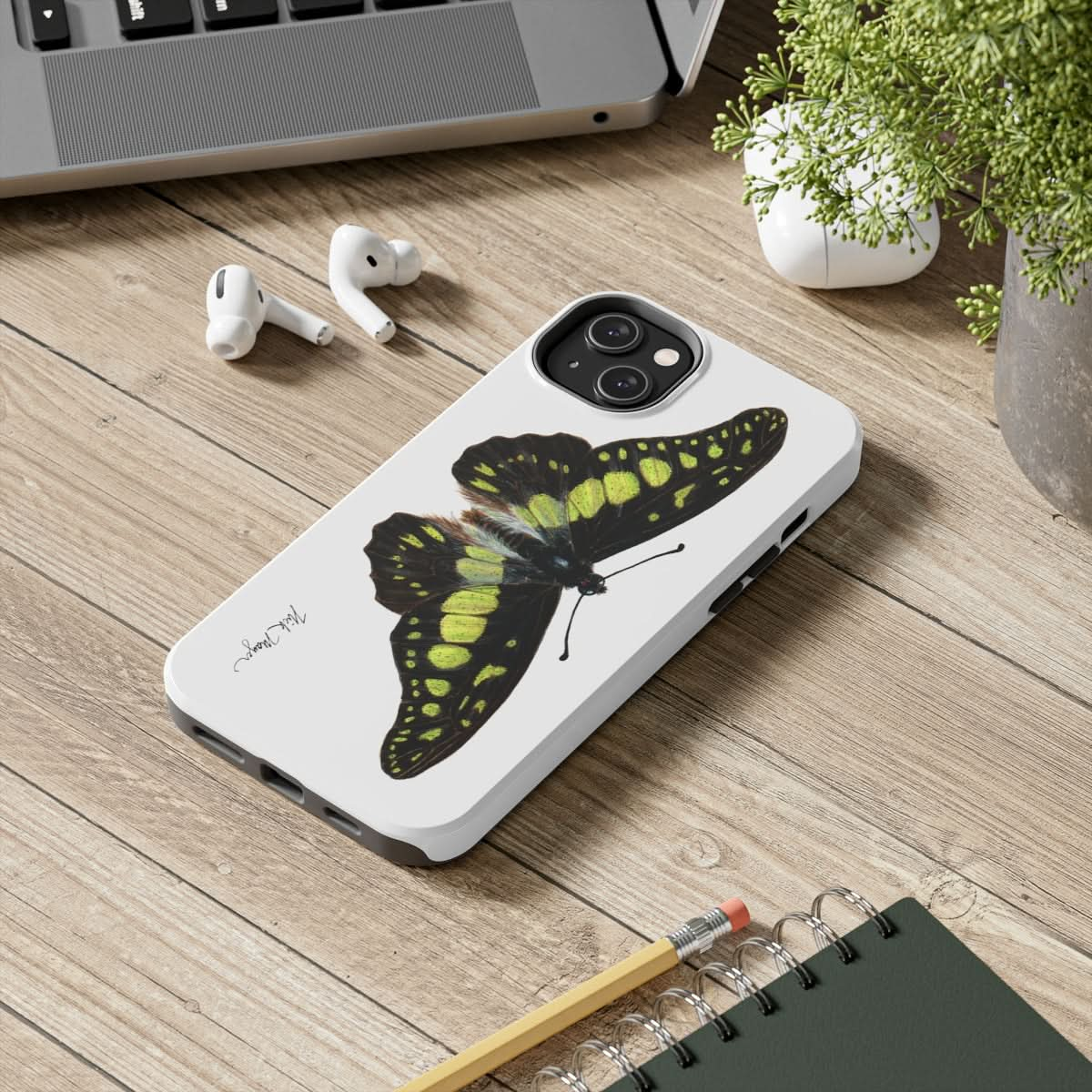 Electric Green Swordtail  Phone Case (iPhone)