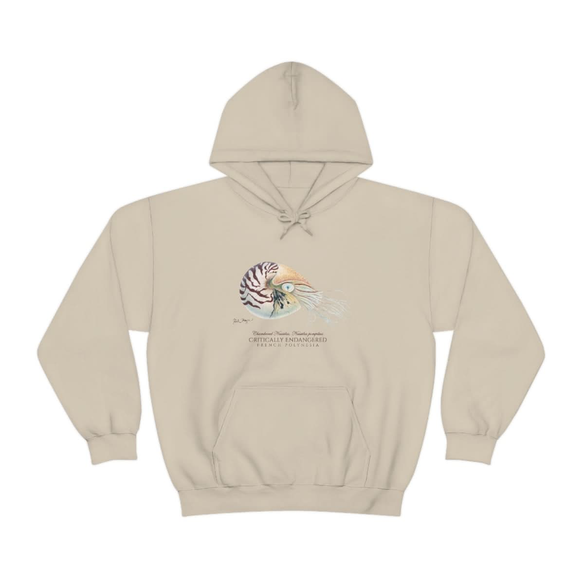 Endangered Chambered Nautilus Warm Hoodie