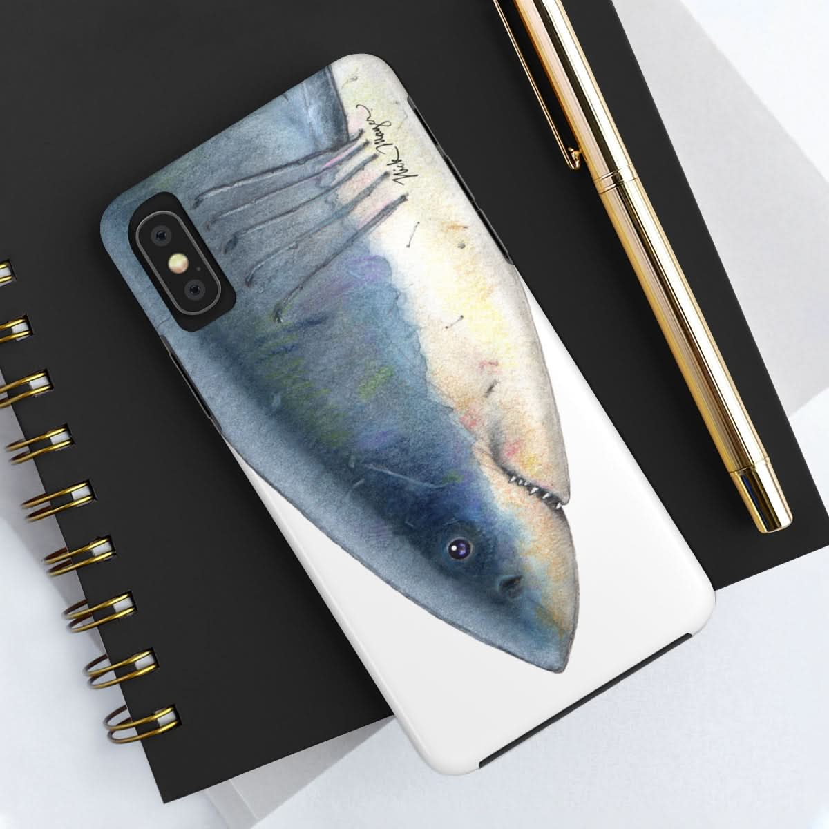 Great White Shark Face Phone Case (iPhone)