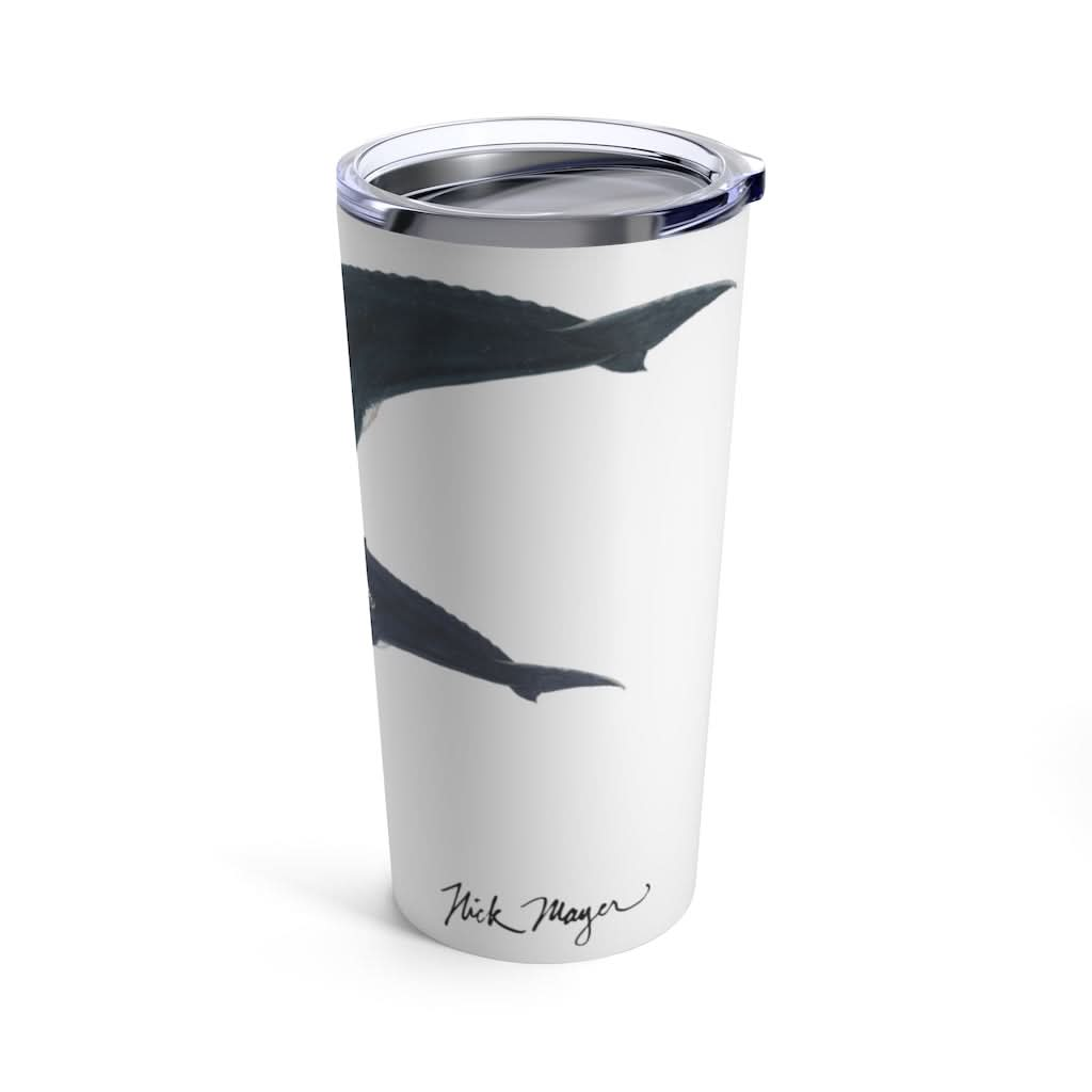 Mother & Calf Humpback, 20 oz Steel Tumbler