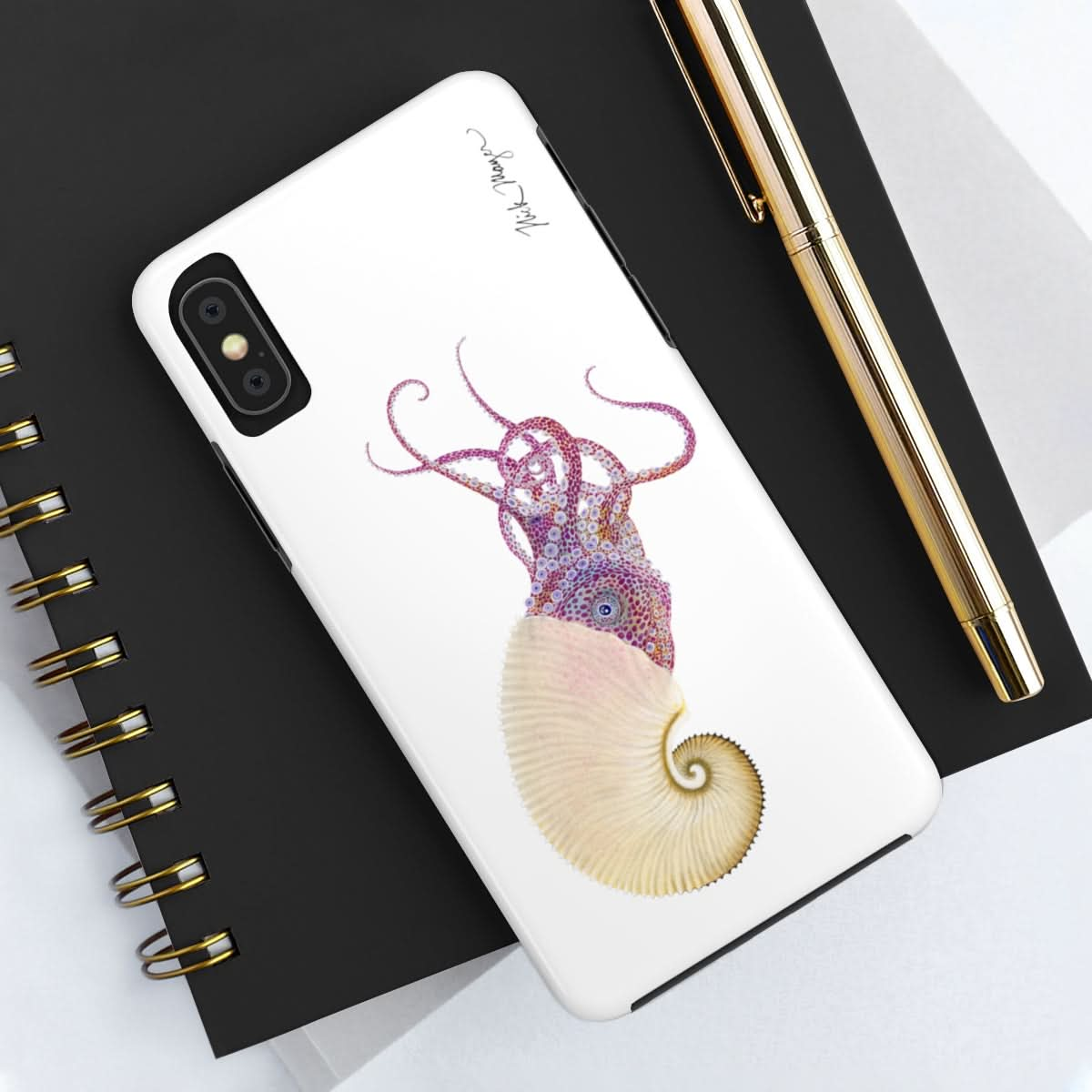 Paper Nautilus Phone Case (iPhone)