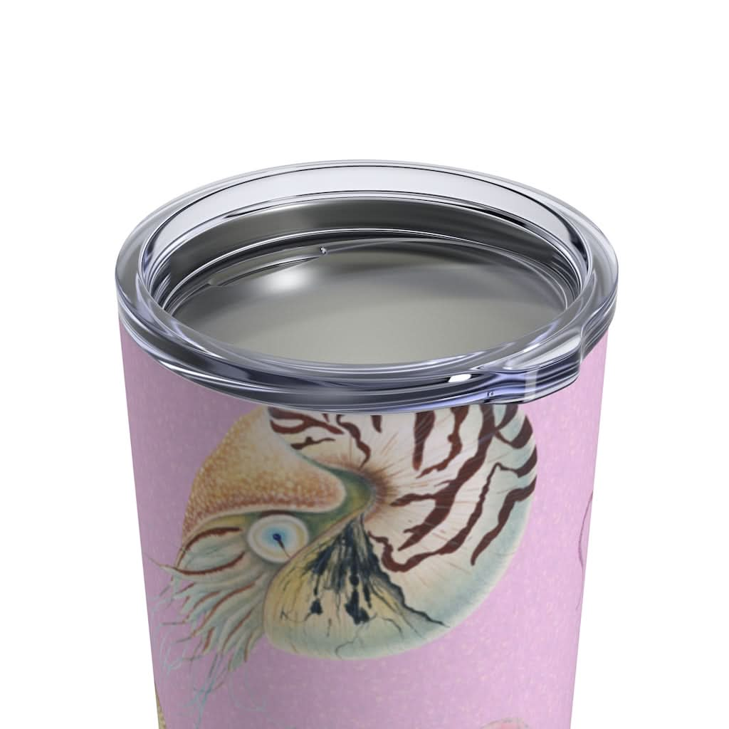 Pink Nautilus, 10 oz Steel Tumbler