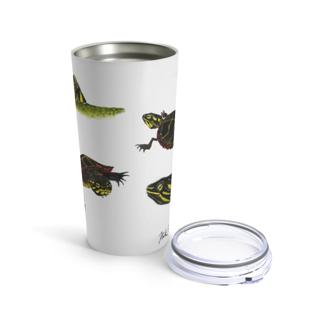 Baby Painted Turtles, 20 oz Steel Tumbler