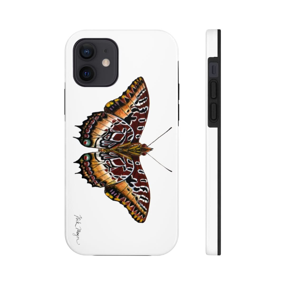 Black Bordered Charaxes Phone Case (iPhone)