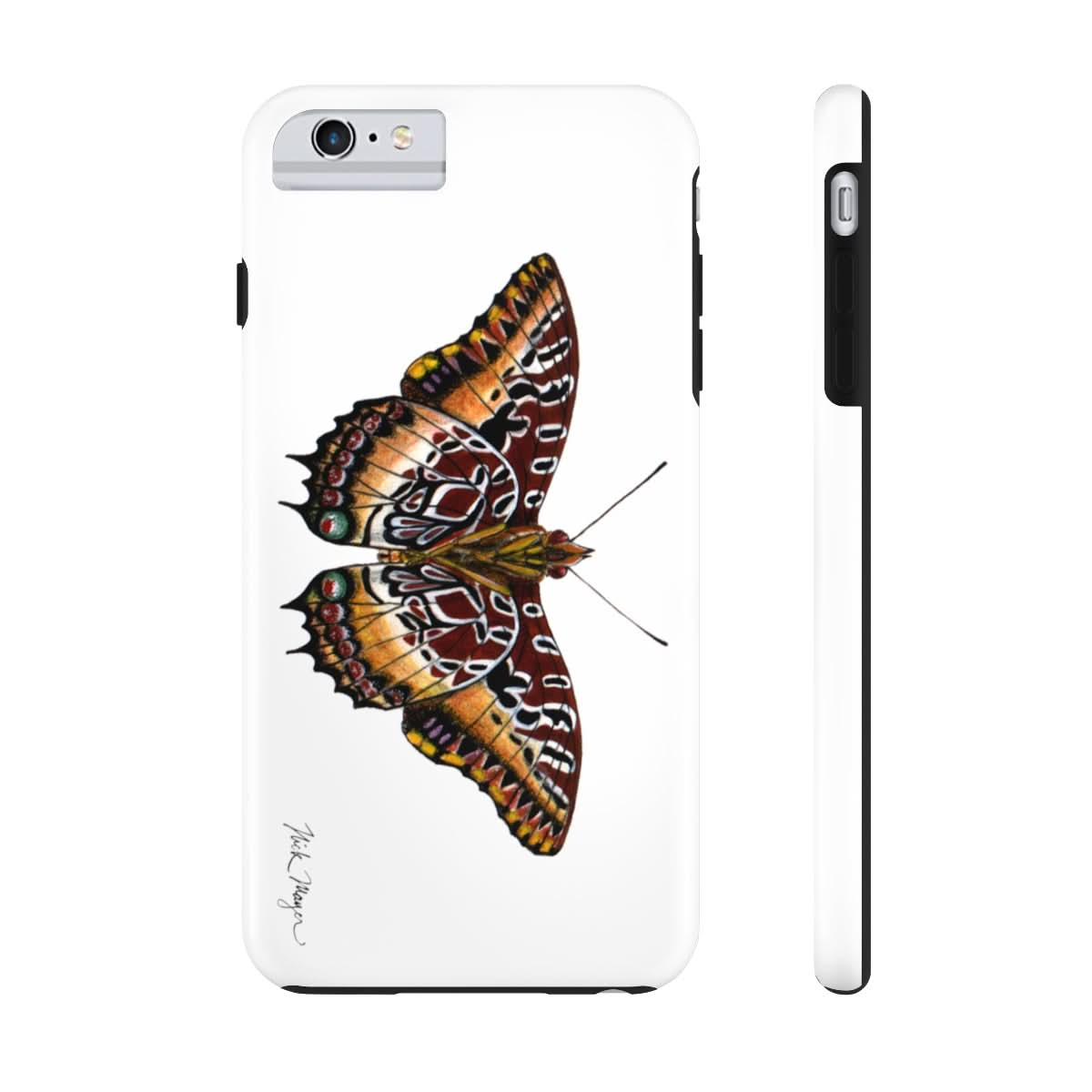 Black Bordered Charaxes Phone Case (iPhone)