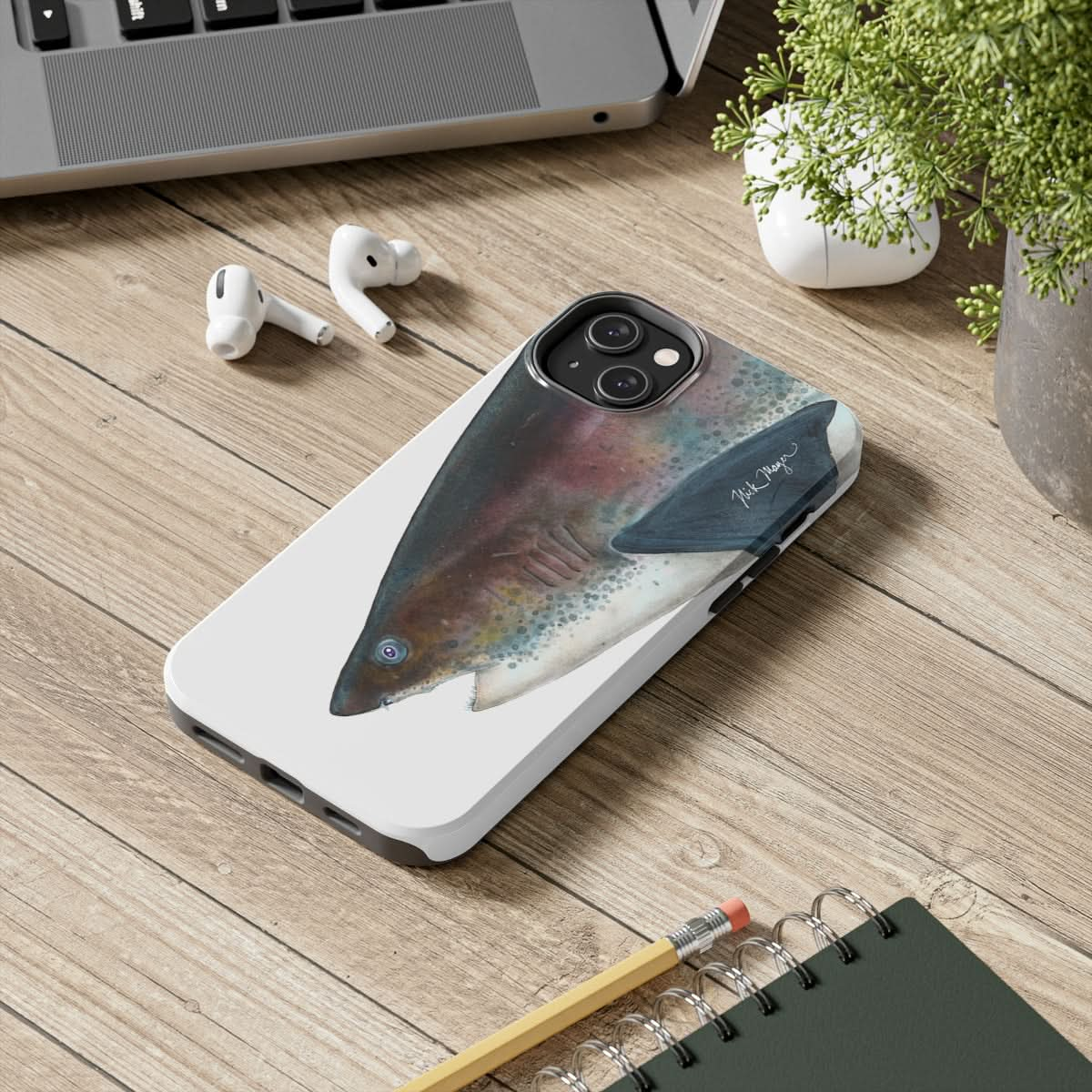 Thresher Shark Face Phone Case (iPhone)